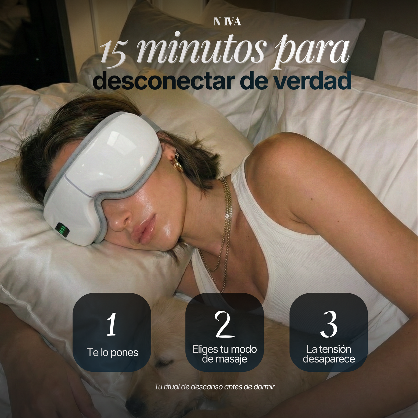 SUAVÉA™ Masajeador Ocular Relajante