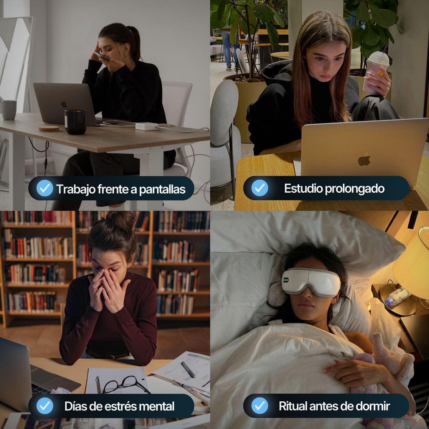 SUAVÉA™ Masajeador Ocular Relajante