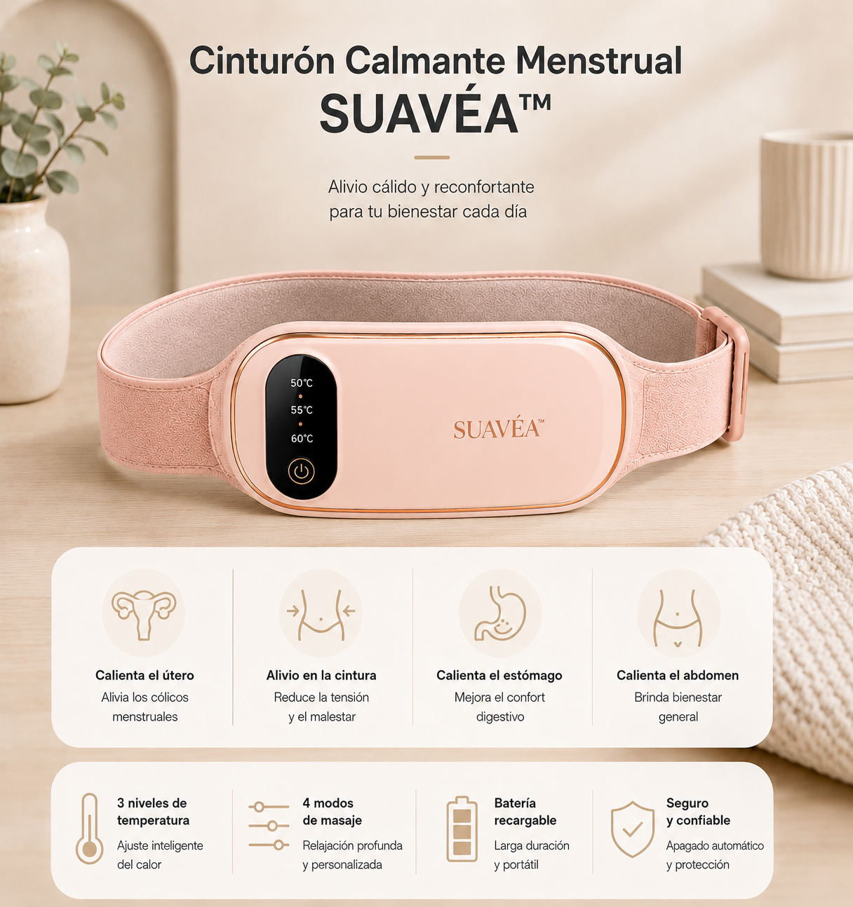 Cinturón Calmante Menstrual SUAVÉA™